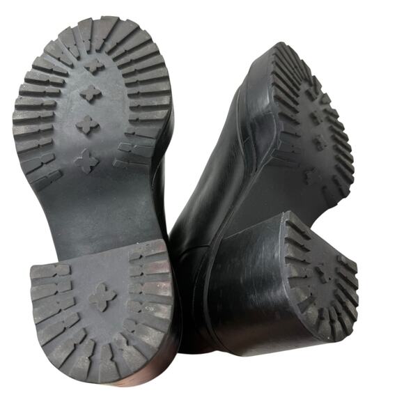 Cult Gaia Brenda Leather Platform Boot Black size 37.5 / 7.5 - Picture 7 of 7